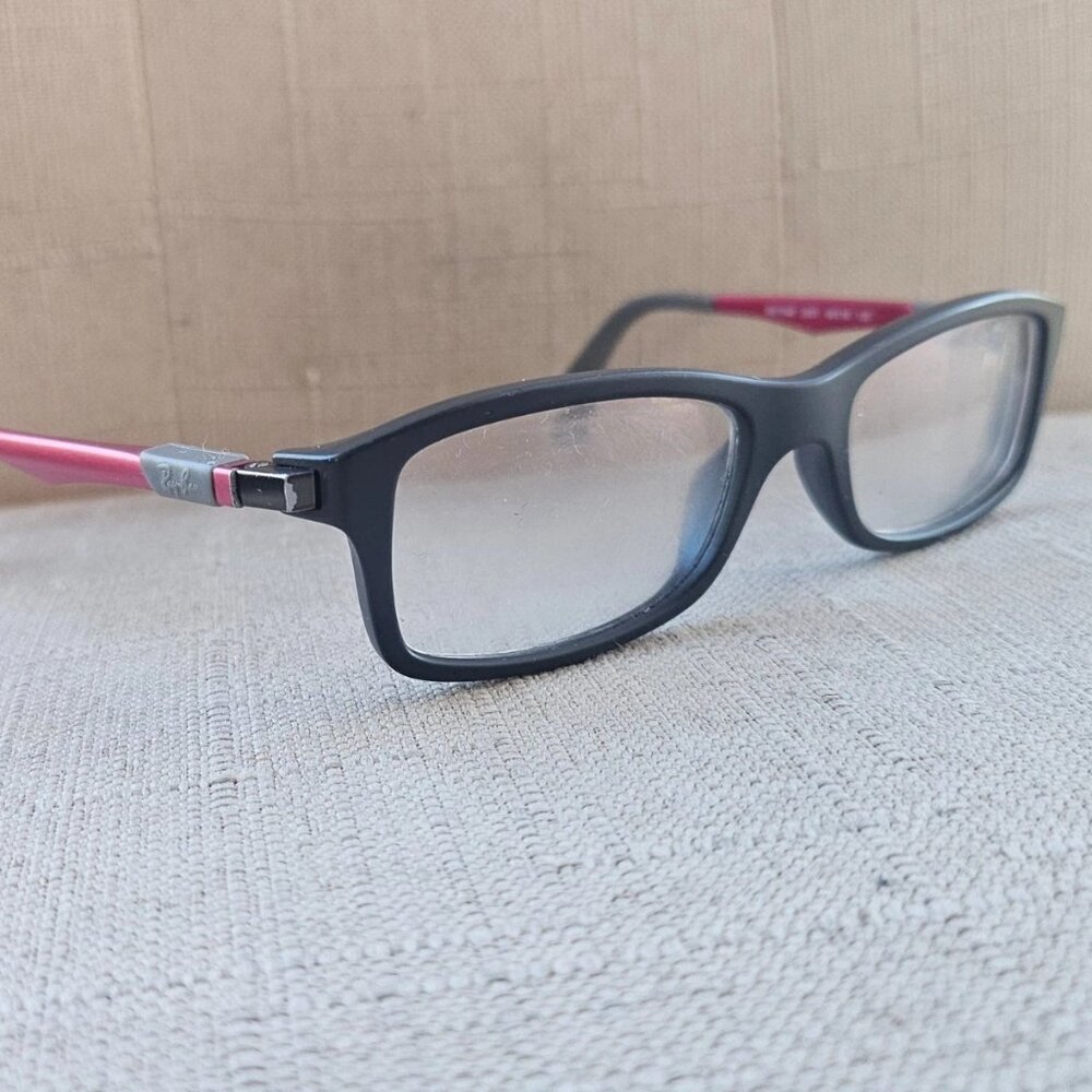 Ray-Ban Youth Kid Glasses Frame Black/Gray/Fuchsia Tone Eyewear RB1546 Eyeglass
